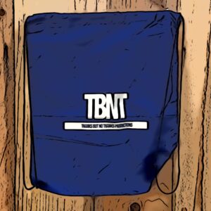 T.B.N.T. Signature Cobalt Blue Drawstring Back Pack