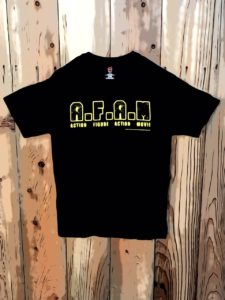 Soft Cotton Tagless Black Logo Tee